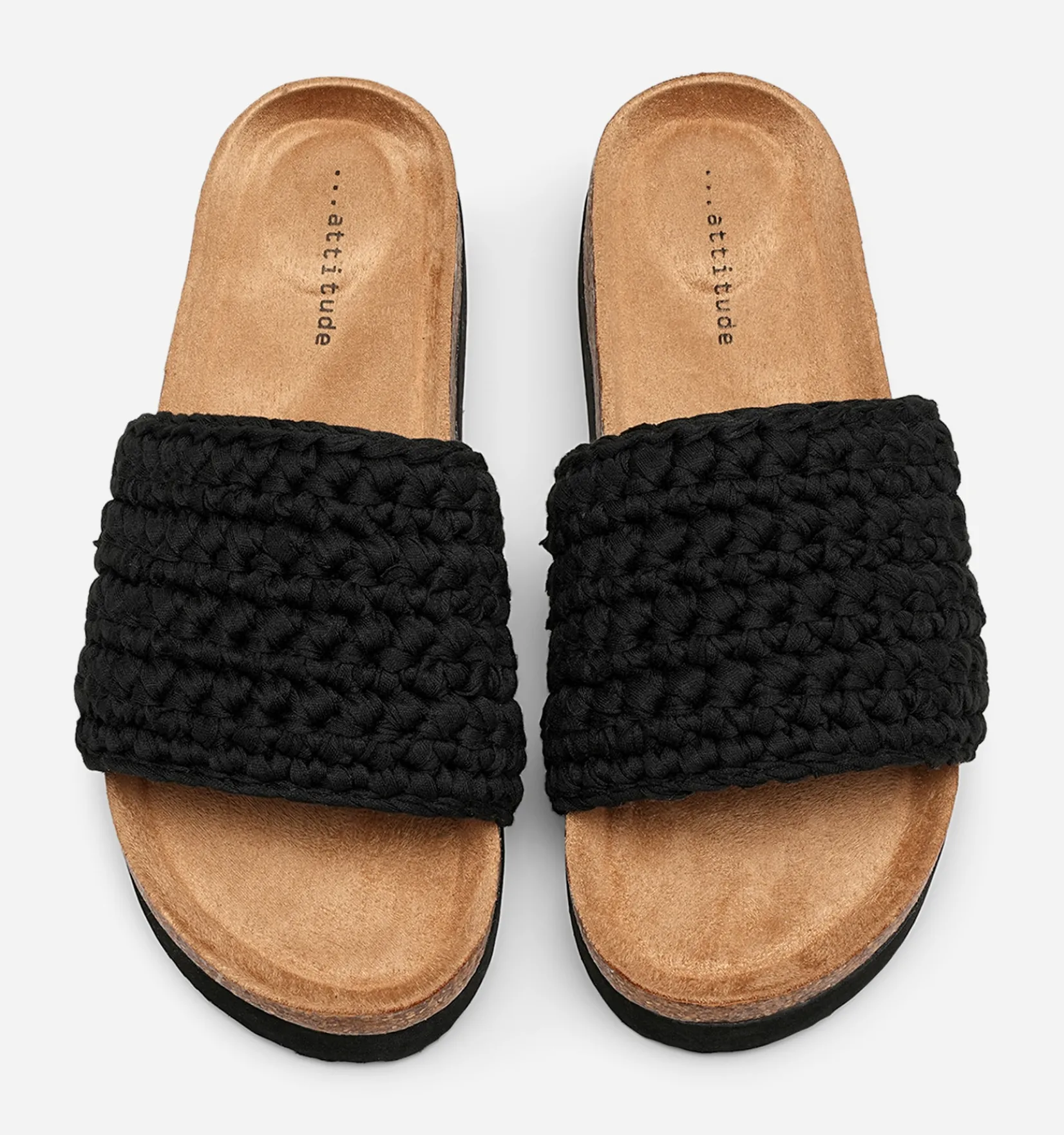 ATTITUDE Sandaler|Tofflor<,Sandaler med platåsula