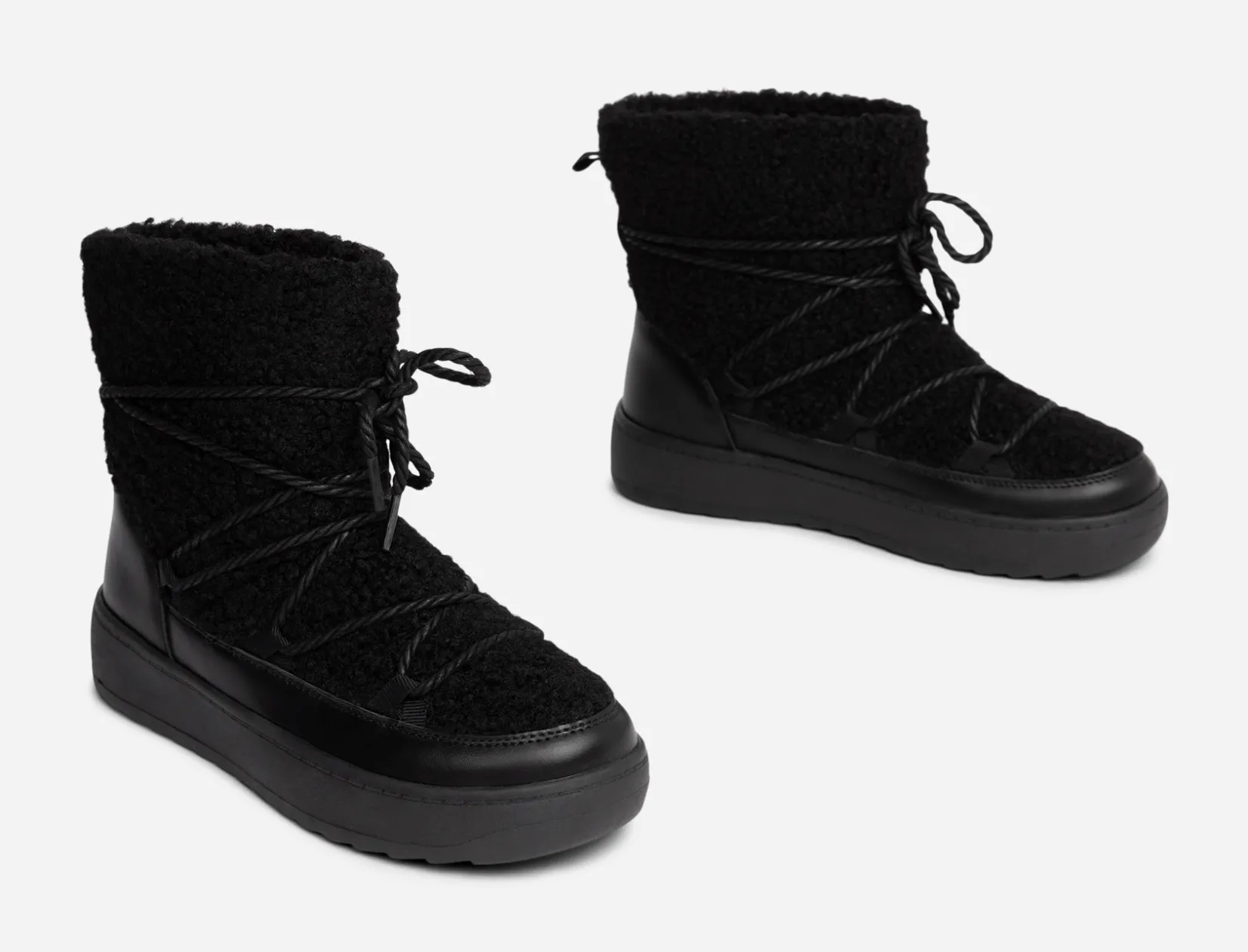 ATTITUDE Boots Och Kängor|Vinterskor<,Varmfodrade boots med snörning