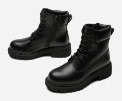 ATTITUDE Boots Och Kängor|Vinterskor<,Varmfodrade boots med snörning
