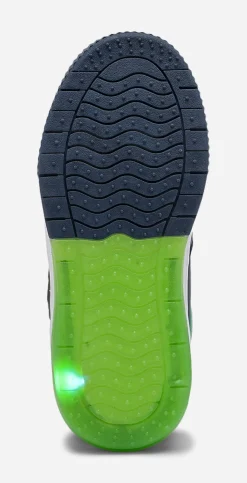 Barn DINSKO Blinkande Barnskor|Sneakers<,Blinkande höga sneakers