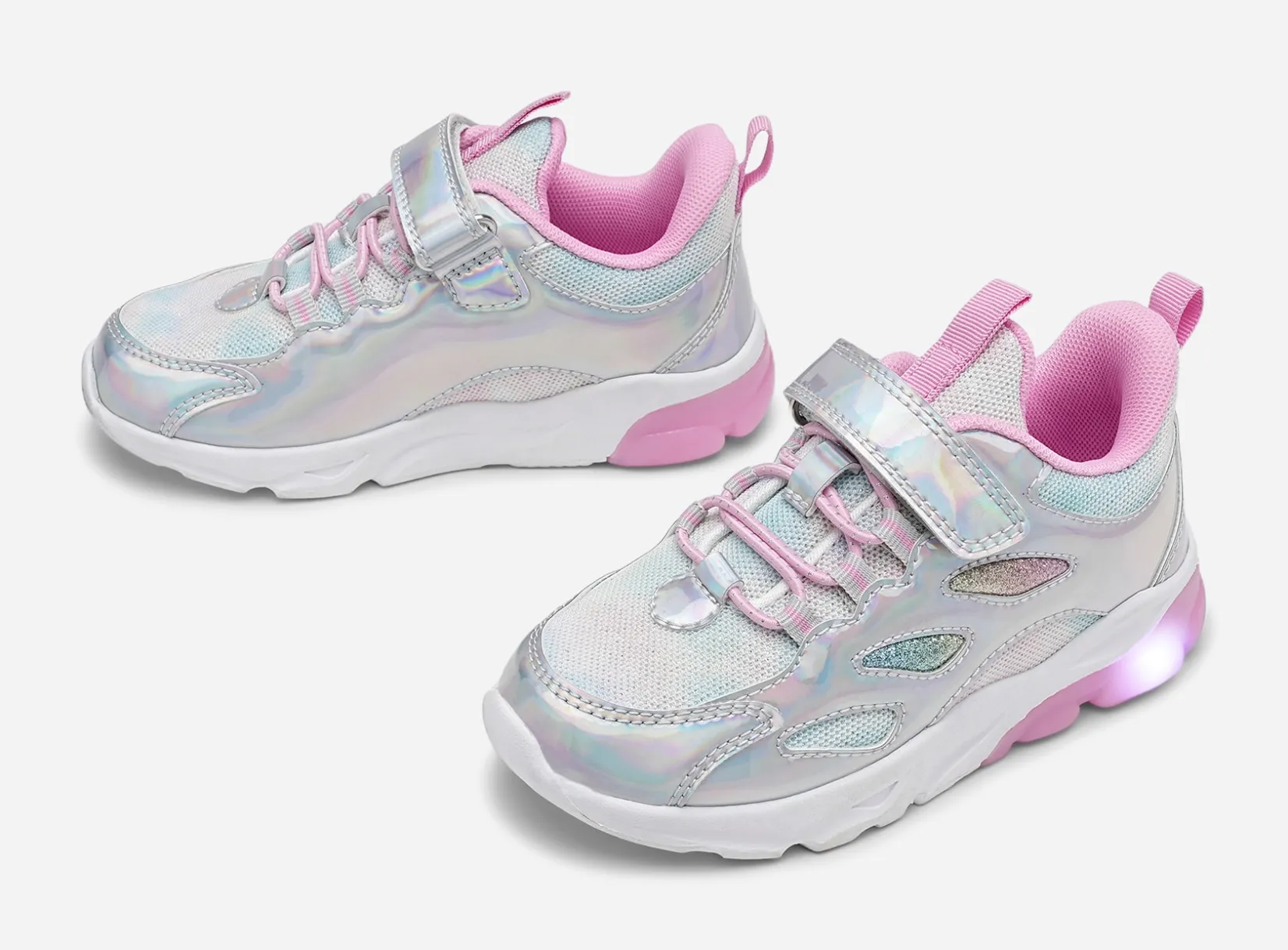 Barn DINSKO Blinkande Barnskor|Sneakers<,Blinkande sneakers