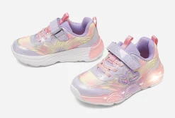 Barn DINSKO Blinkande Barnskor|Sneakers<,Blinkande sneakers