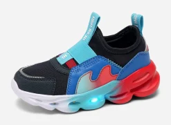 Barn DINSKO Blinkande Barnskor|Sneakers<,Blinkande sneakers