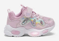 Barn DINSKO Blinkande Barnskor|Sneakers<,Blinkande sneakers