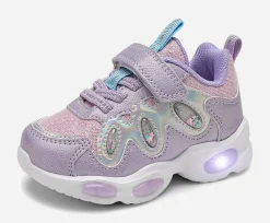 Barn DINSKO Blinkande Barnskor|Sneakers<,Blinkande sneakers