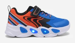 Barn DINSKO Blinkande Barnskor|Sneakers<,Blinkande sneakers