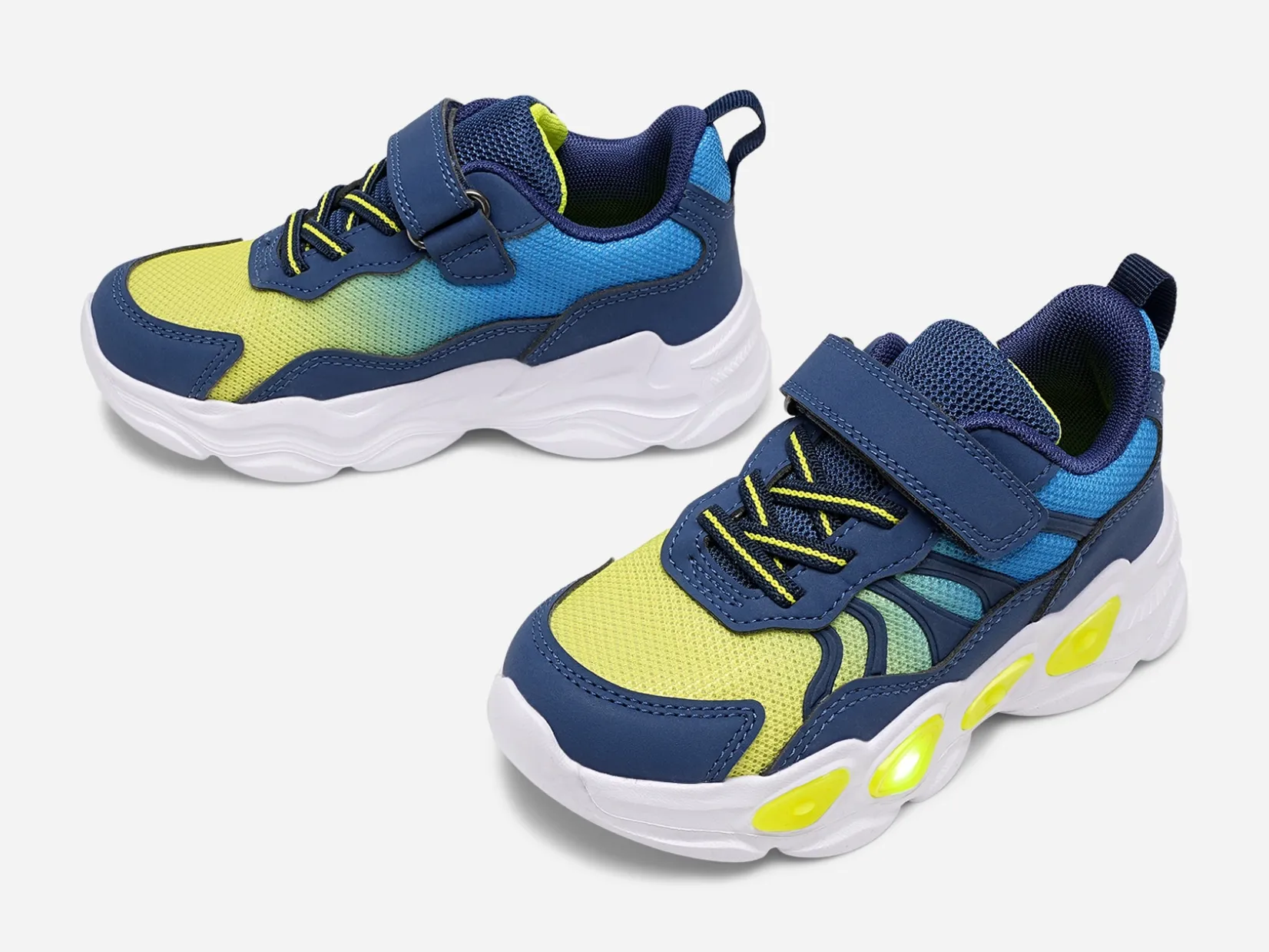 Barn DINSKO Blinkande Barnskor|Sneakers<,Blinkande sneakers