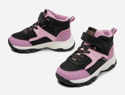 Barn DINSKO Vattentäta Barnskor|Sneakers<,Fleecefodrade höga sneakers waterproof