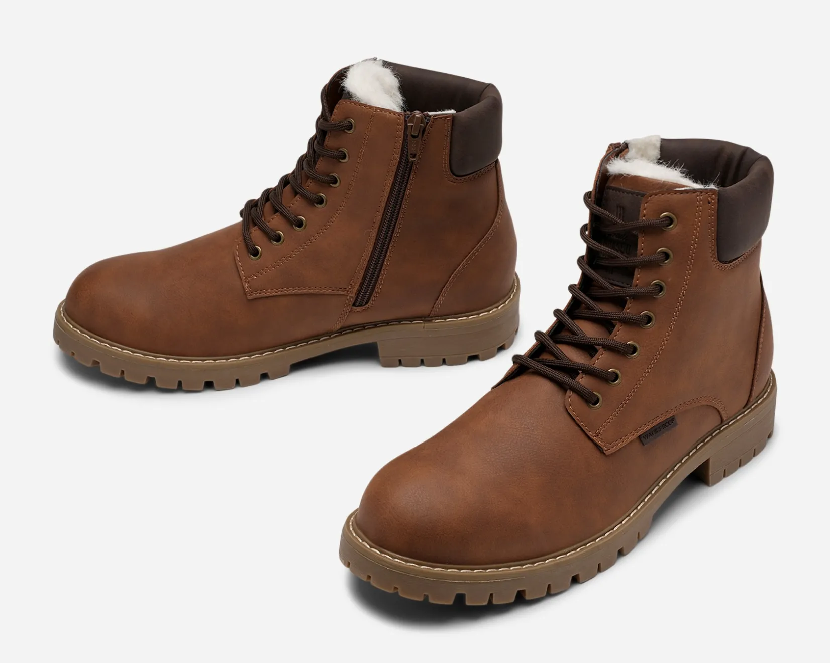 IGUASSU Boots Och Kängor|Vinterskor<,Varmfodrade kängor med dragkedja