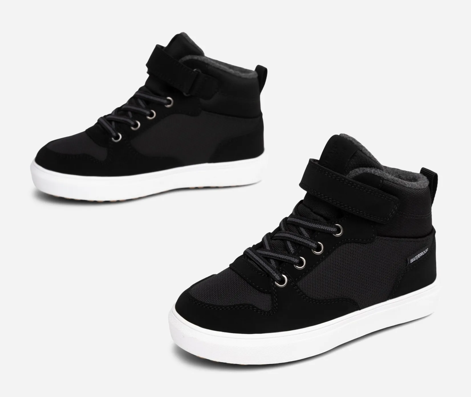 Barn LINEAR Vattentäta Barnskor|Boots Och Kängor<,Fleecefodrade höga sneakers waterproof