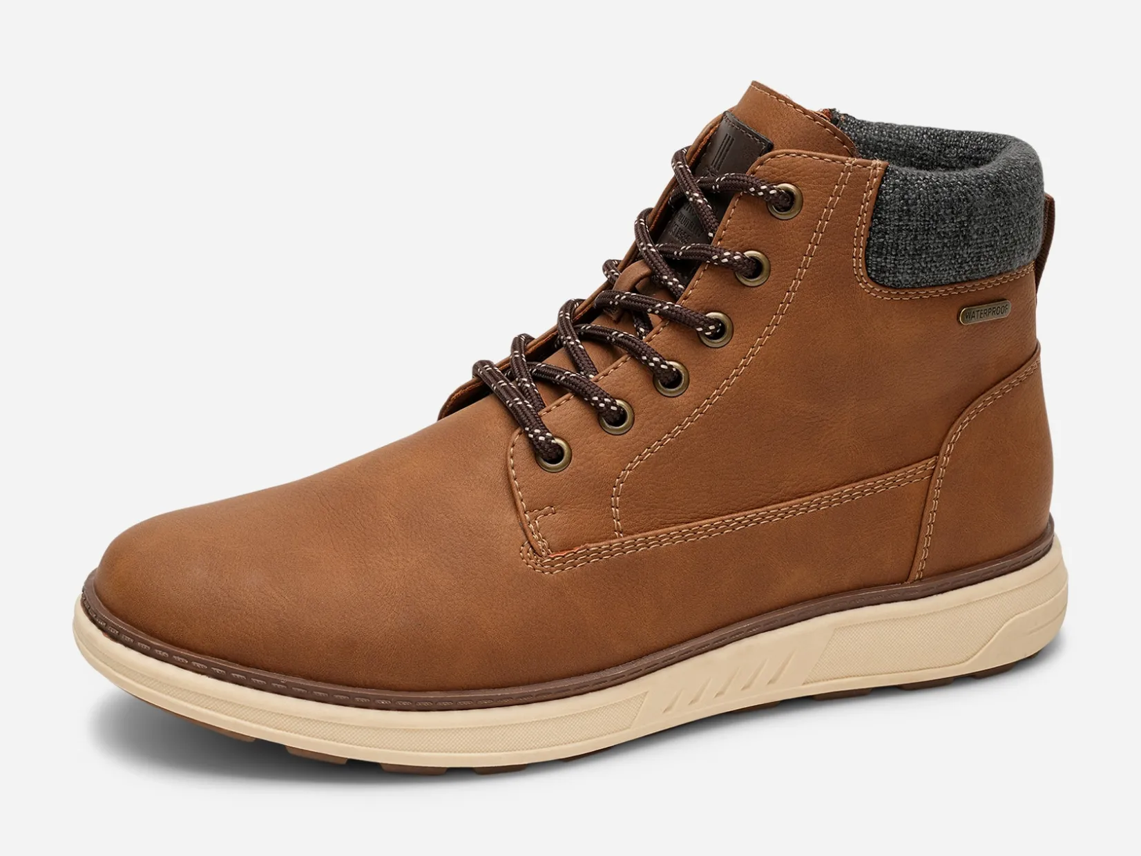 LINEAR Boots Och Kängor|Vinterskor<,Varmfodrade boots med snörning