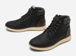 LINEAR Boots Och Kängor|Vinterskor<,Varmfodrade boots med snörning
