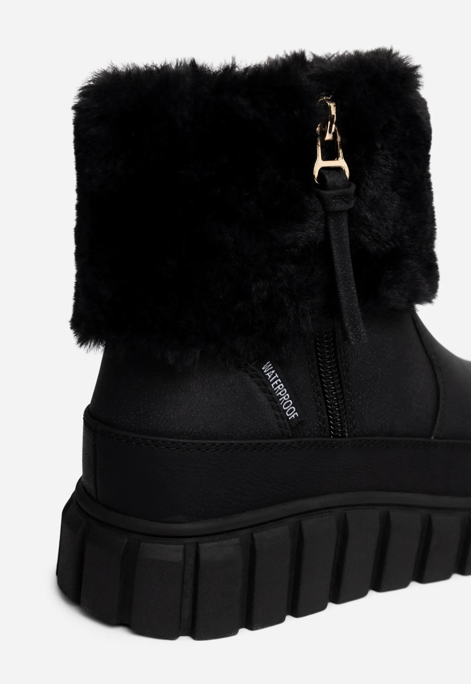 Barn LINEAR Boots Och Kängor|Vinterskor<,Varmfodrade boots med dragkedja