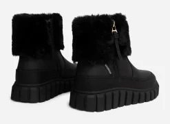 Barn LINEAR Boots Och Kängor|Vinterskor<,Varmfodrade boots med dragkedja