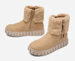 Barn LINEAR Boots Och Kängor|Vinterskor<,Varmfodrade boots med dragkedja