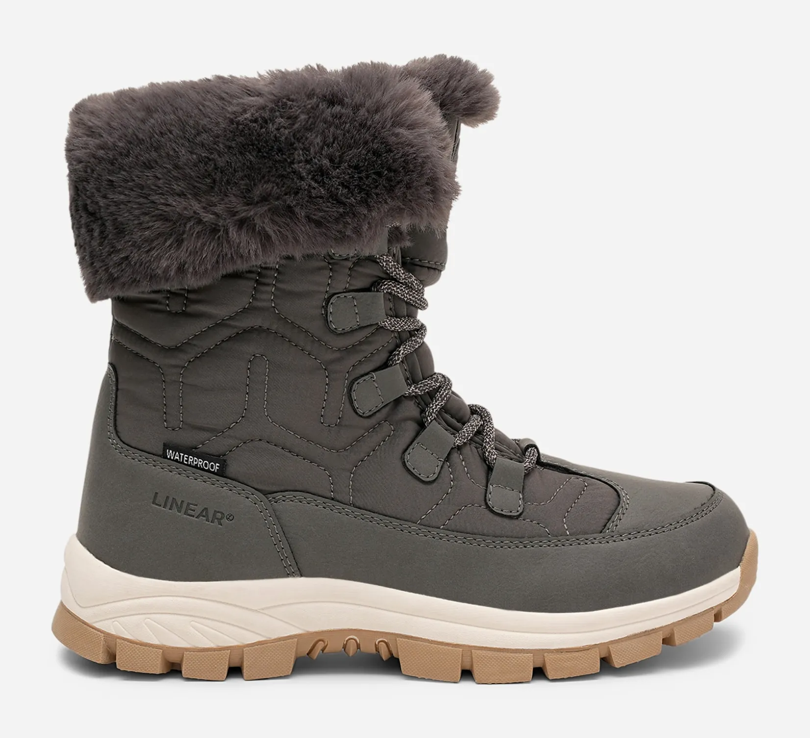 LINEAR Boots Och Kängor|Vinterskor<,Varmfodrade kängor waterproof