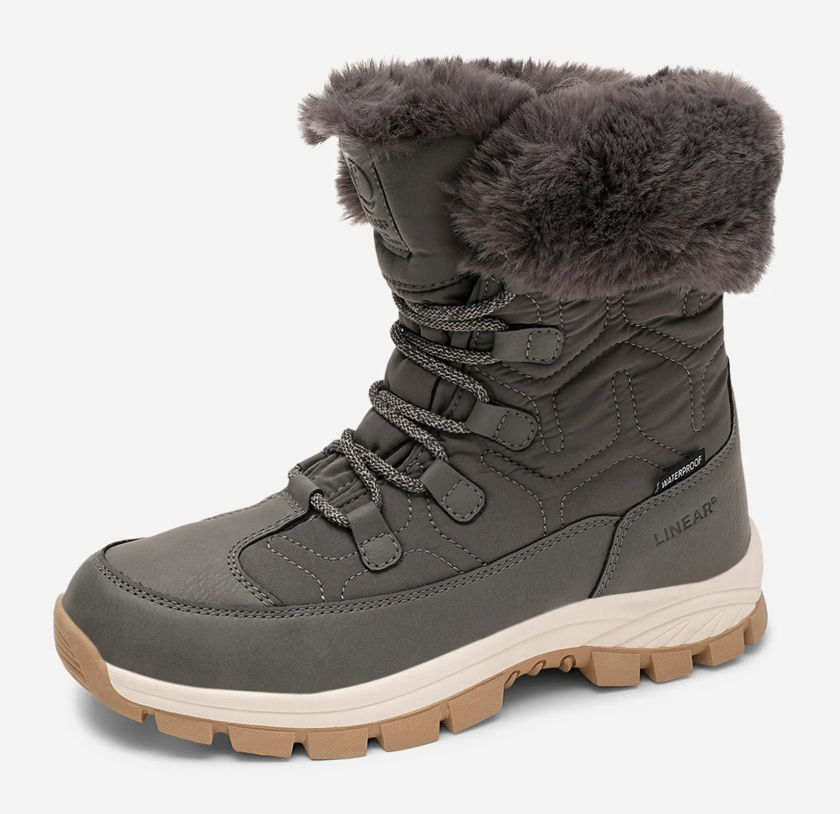 LINEAR Boots Och Kängor|Vinterskor<,Varmfodrade kängor waterproof