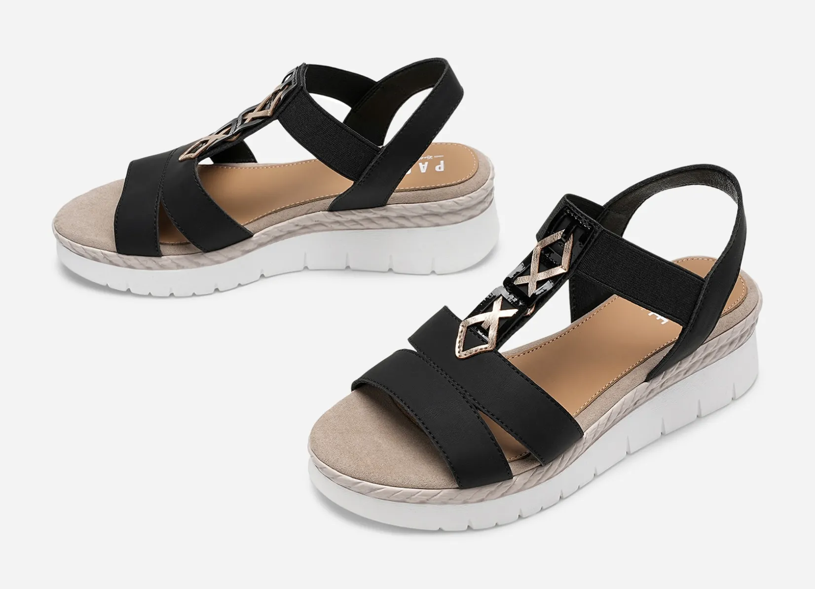 PACE Skinnskor|Sandaler<,Sandaler med remmar