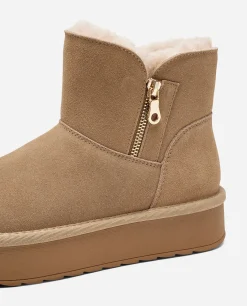 PACE Skinnskor|Boots Och Kängor<,Varmfodrade boots med dragkedja