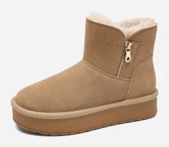 PACE Skinnskor|Boots Och Kängor<,Varmfodrade boots med dragkedja