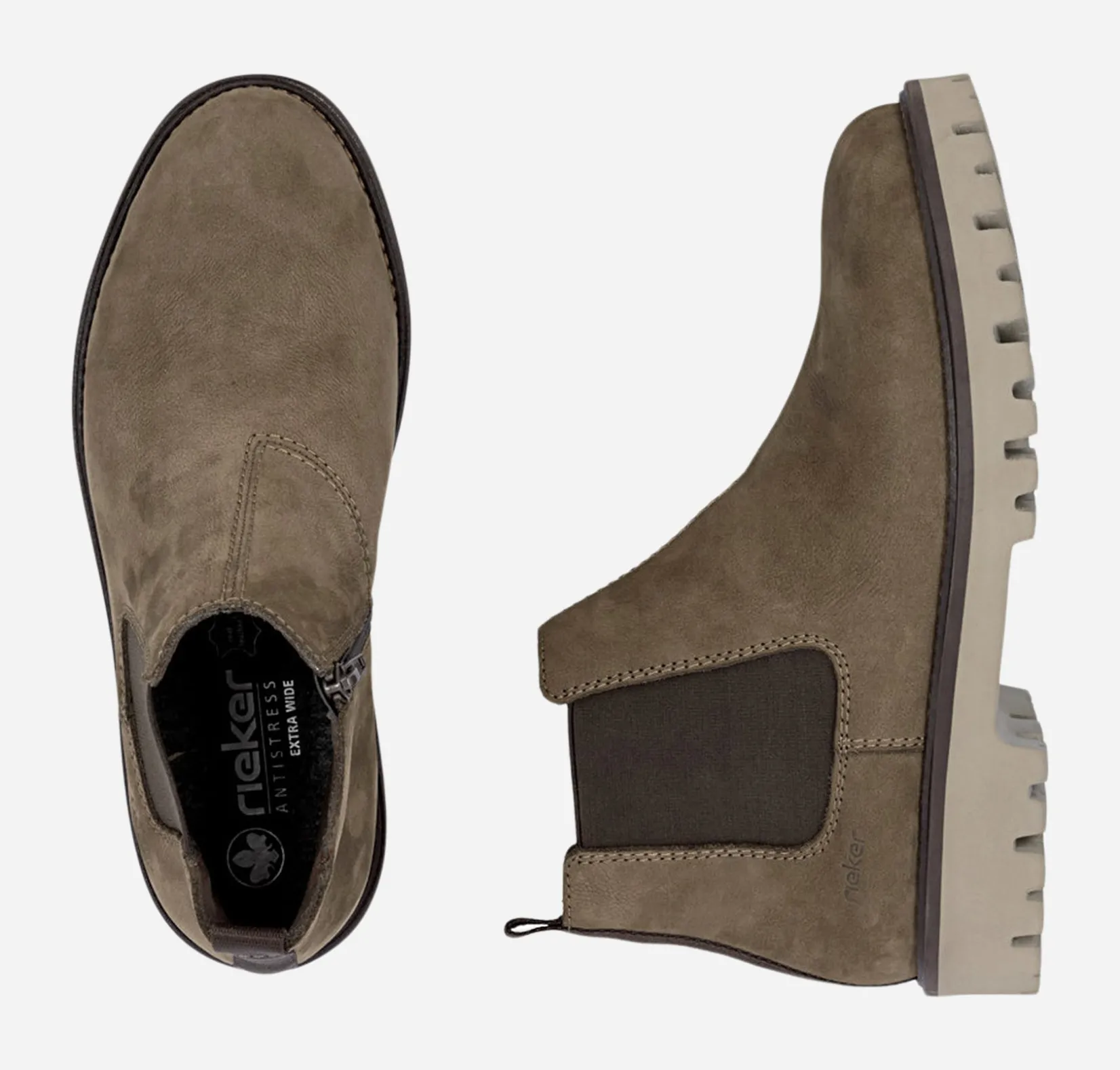 RIEKER Rieker|Skinnskor<,Chelseaboots