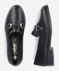 RIEKER Rieker|Skinnskor<,Loafers med spänne