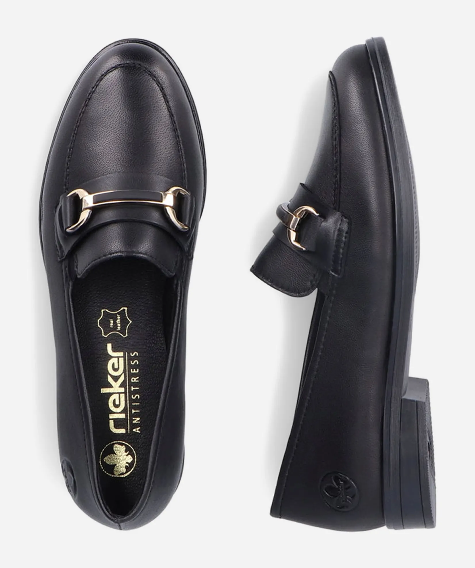 RIEKER Rieker|Skinnskor<,Loafers med spänne