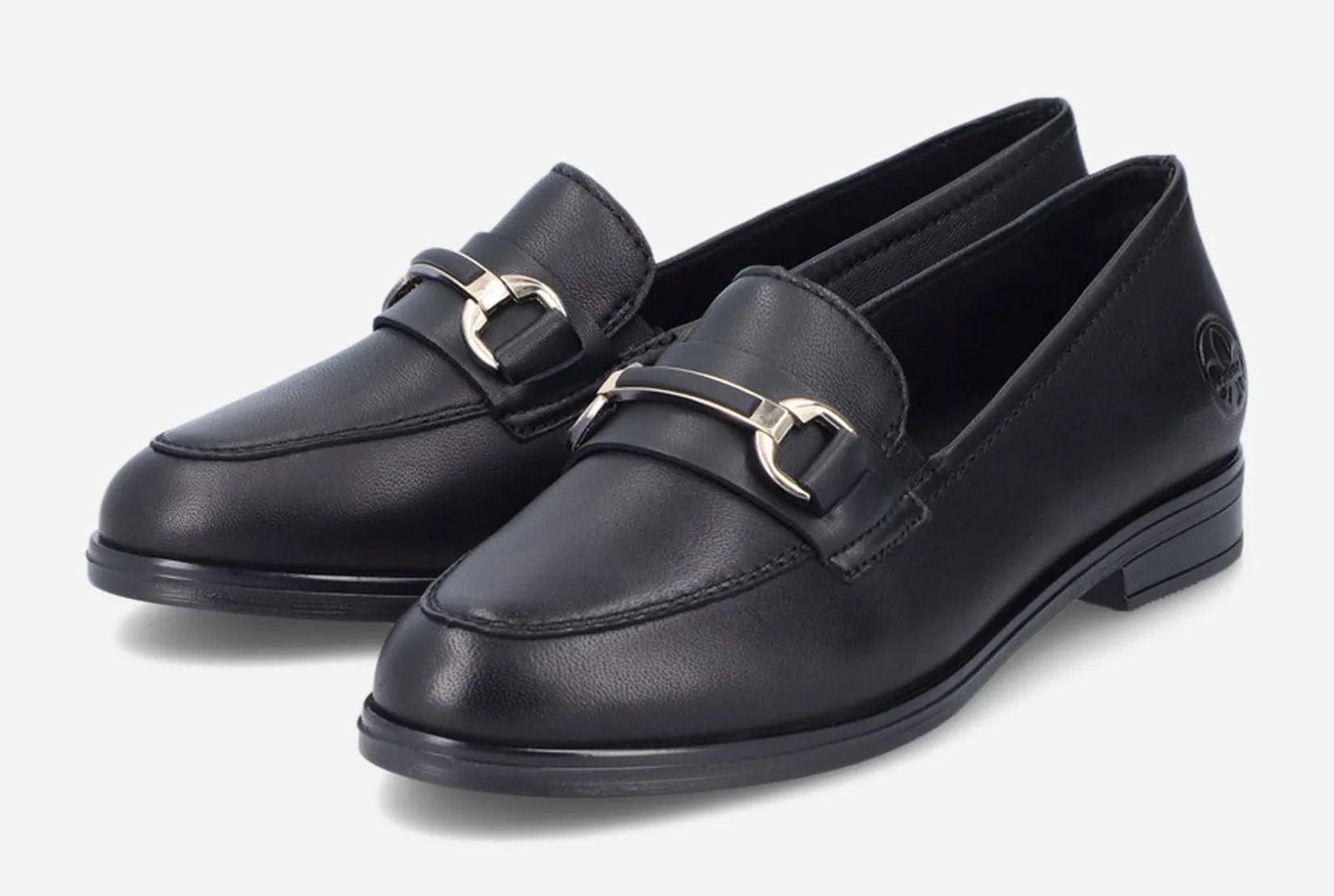 RIEKER Rieker|Skinnskor<,Loafers med spänne