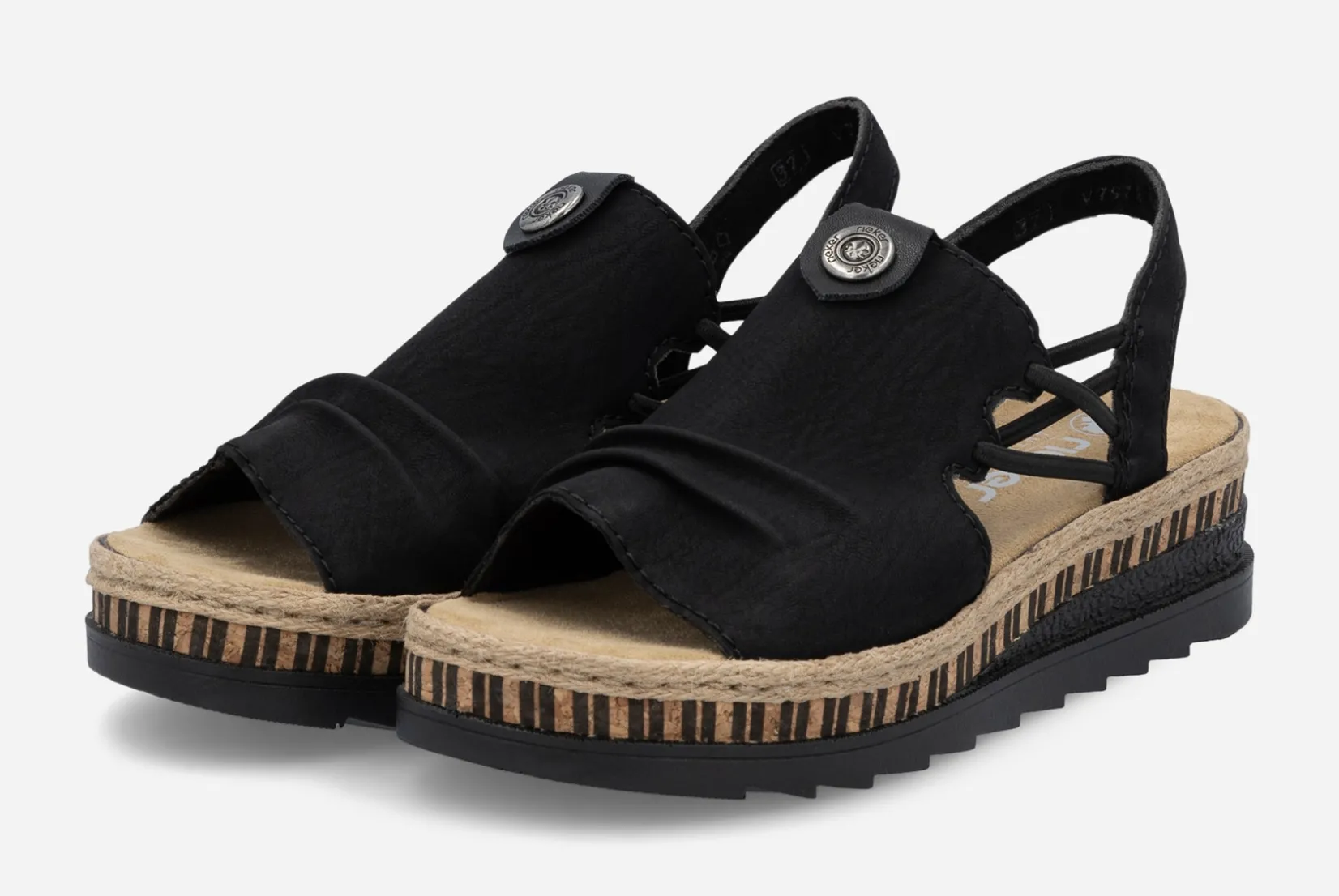 RIEKER Rieker|Sandaler<,Sandaletter med remmar