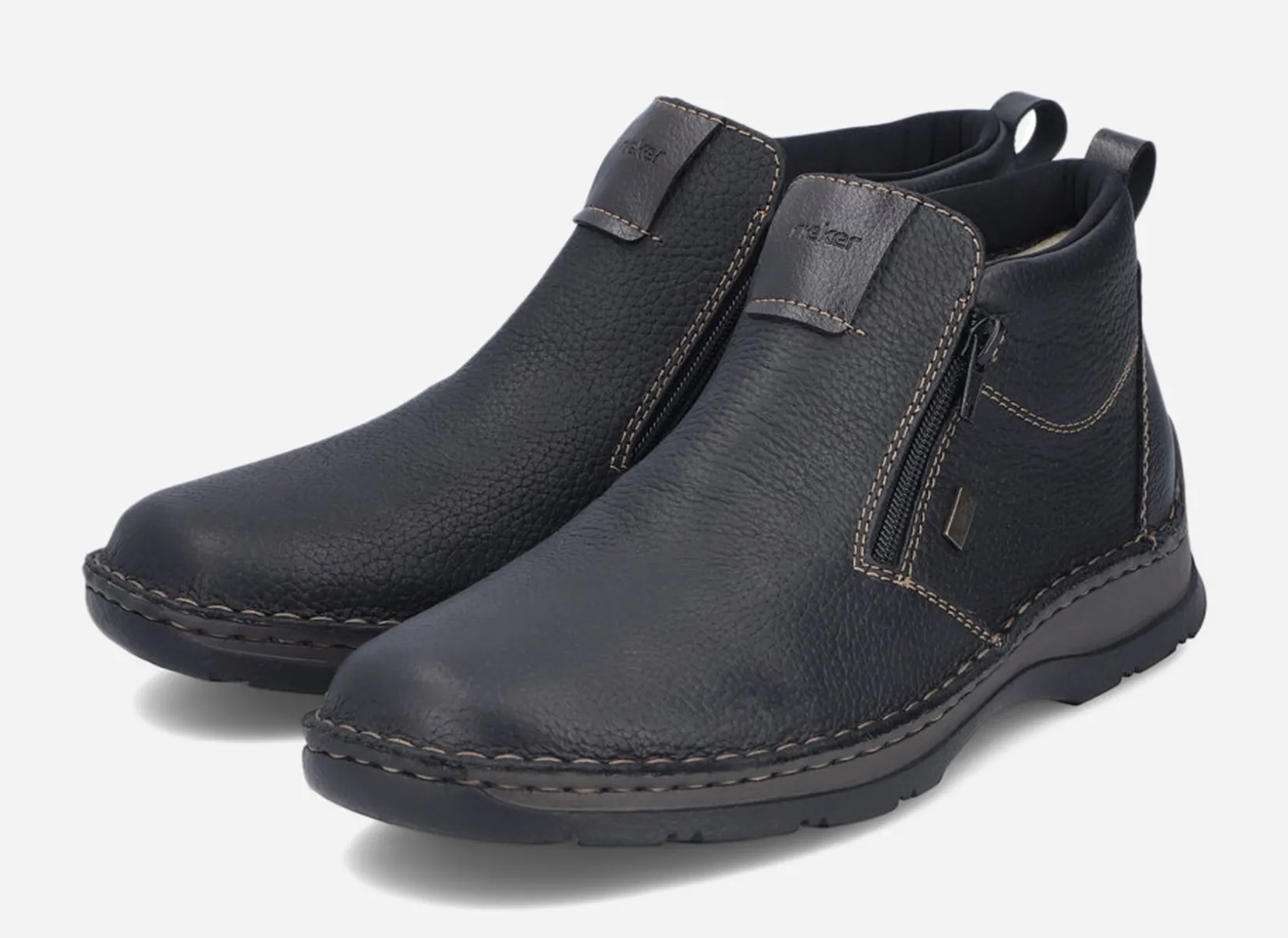 RIEKER Rieker|Skinnskor<,Varmfodrade boots med dragkedja