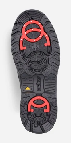 RIEKER Rieker|Skinnskor<,Varmfodrade boots med inbyggd brodd