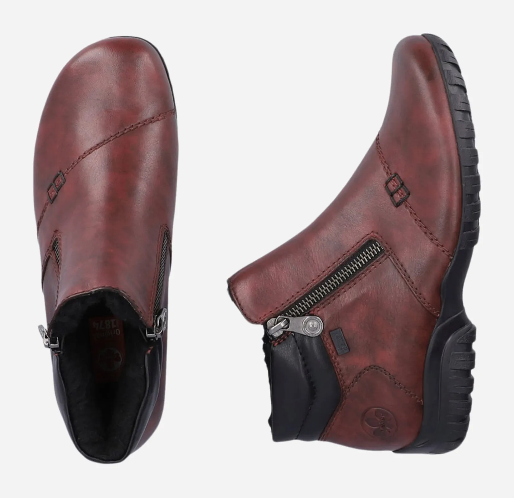 RIEKER Rieker|Skinnskor<,Varmfodrade boots, waterproof