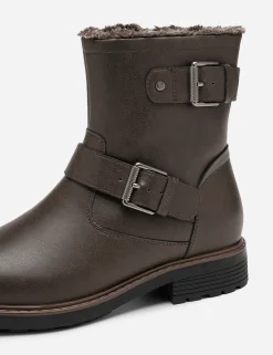 SO ALL Boots Och Kängor|Vinterskor<,Varmfodrade boots med spänne