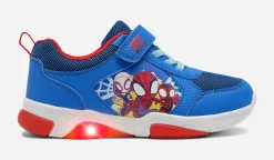 Barn SPIDEY Blinkande Barnskor|Sneakers<,Blinkande sneakers