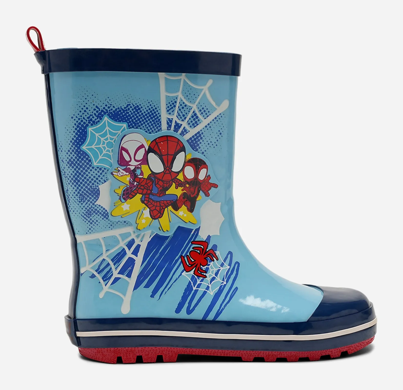 Barn SPIDEY Gummistövlar|Vårskor<,Gummistövlar