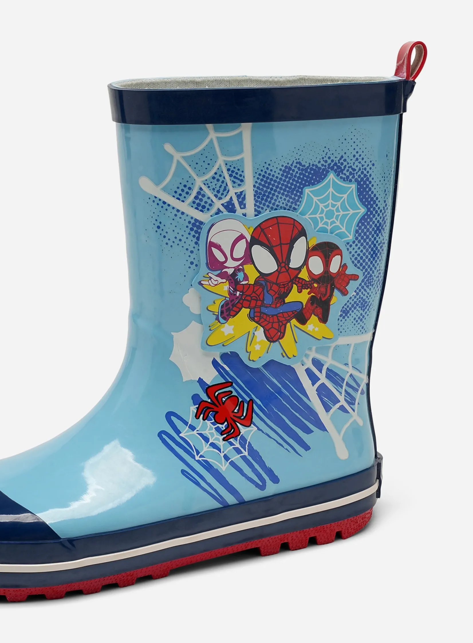 Barn SPIDEY Gummistövlar|Vårskor<,Gummistövlar