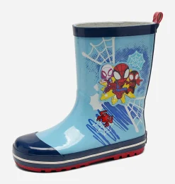 Barn SPIDEY Gummistövlar|Vårskor<,Gummistövlar
